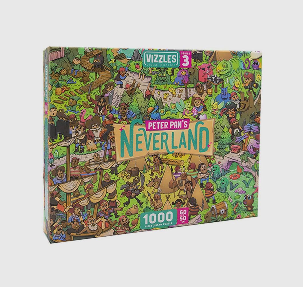 Vizzles Peter Pans Neverland 1000 piece puzzle